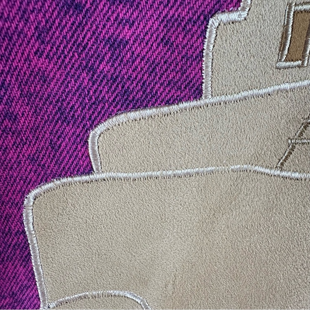 Denim Jean Jacket Pink Stonewashed Southwest Pueblo Taos Margaret Wasson Medium - Picture 5 of 13